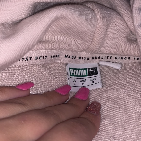 size small, baby pink hoodie - Picture 2 of 2